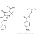 Penicilina de cocaína G CAS 54-35-3